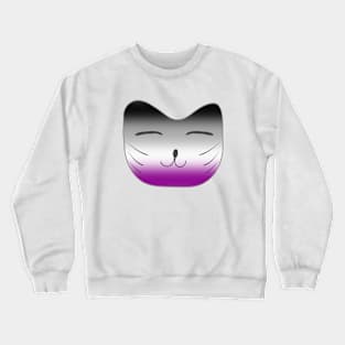 Pride Cat Asexual Ace Crewneck Sweatshirt